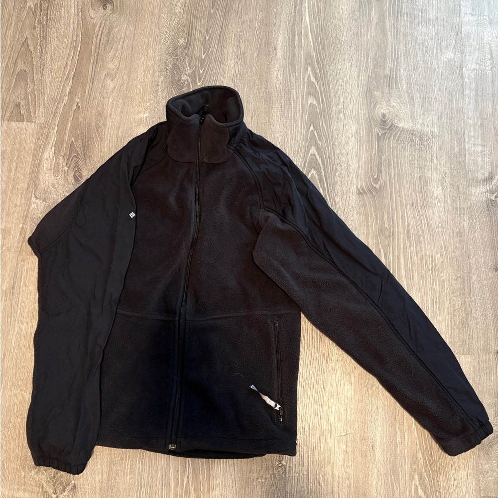 Columbia Black Men Fleece Zip Up
